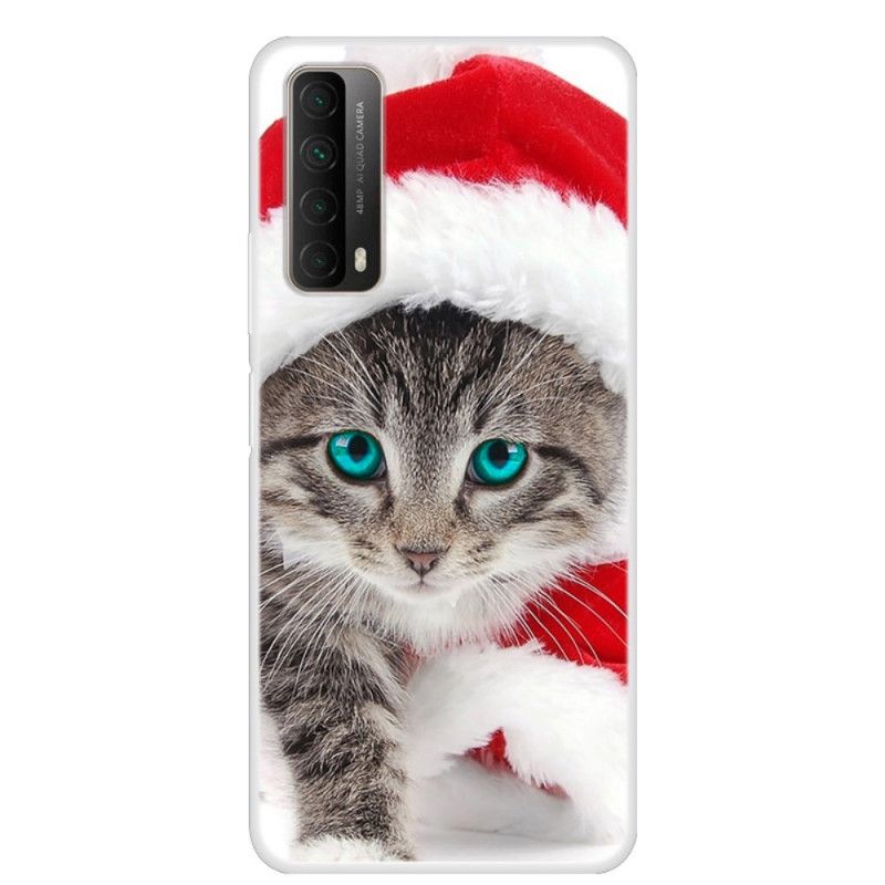 Cover Hoesje Huawei P Smart 2021 Telefoonhoesje Kerstkat