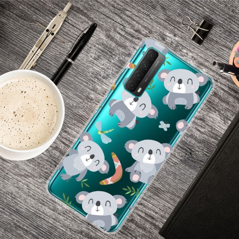 Cover Hoesje Huawei P Smart 2021 Telefoonhoesje Schattige Koala'S