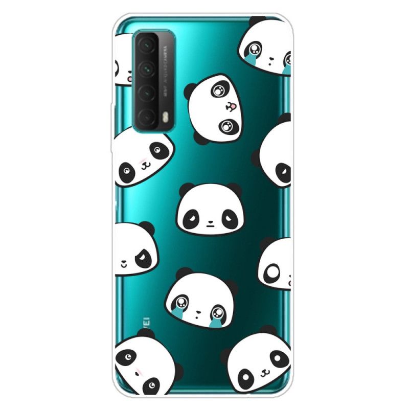 Cover Hoesje Huawei P Smart 2021 Telefoonhoesje Sentimentele Panda'S