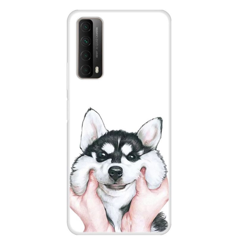 Cover Hoesje Huawei P Smart 2021 Telefoonhoesje Wolvenkop