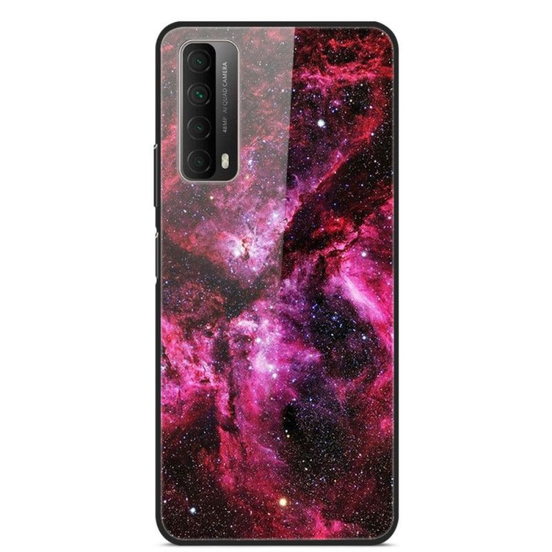 Hoesje Huawei P Smart 2021 Bloemenfee Gehard Glas