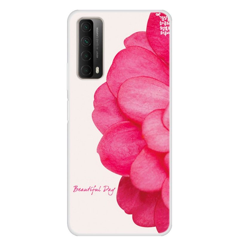 Hoesje Huawei P Smart 2021 Groen Magenta Mandala-Trend