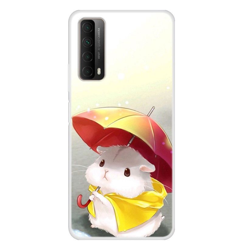 Hoesje Huawei P Smart 2021 Hamster In De Regen