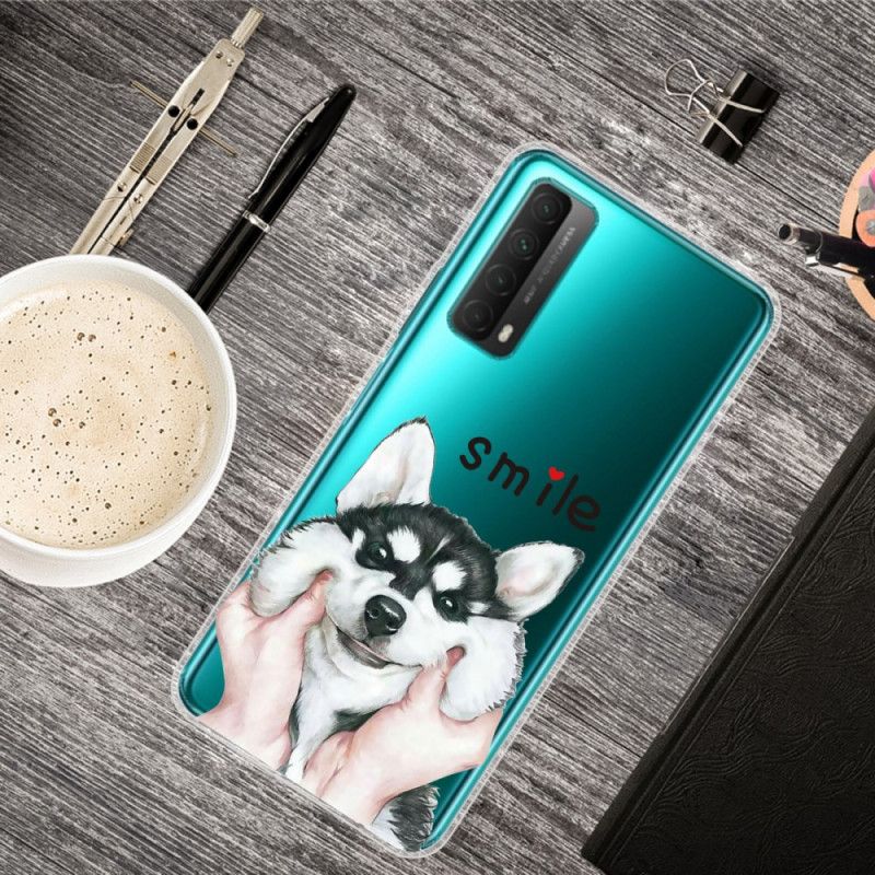 Hoesje Huawei P Smart 2021 Wolfshoofd En Glimlach