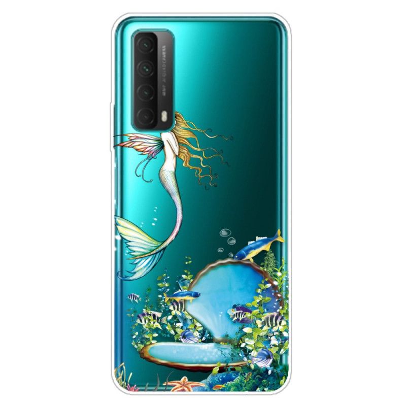 Hoesje voor Huawei P Smart 2021 Blauwe Sirene