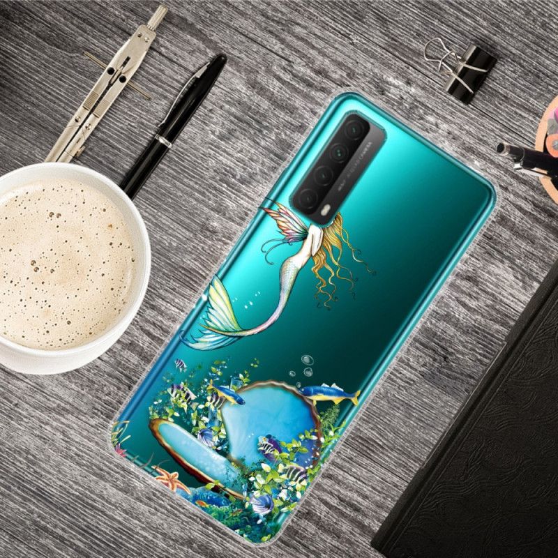 Hoesje voor Huawei P Smart 2021 Blauwe Sirene