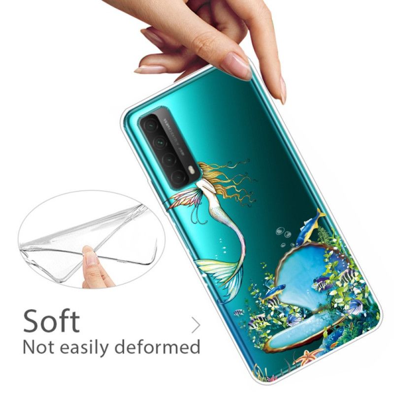 Hoesje voor Huawei P Smart 2021 Blauwe Sirene