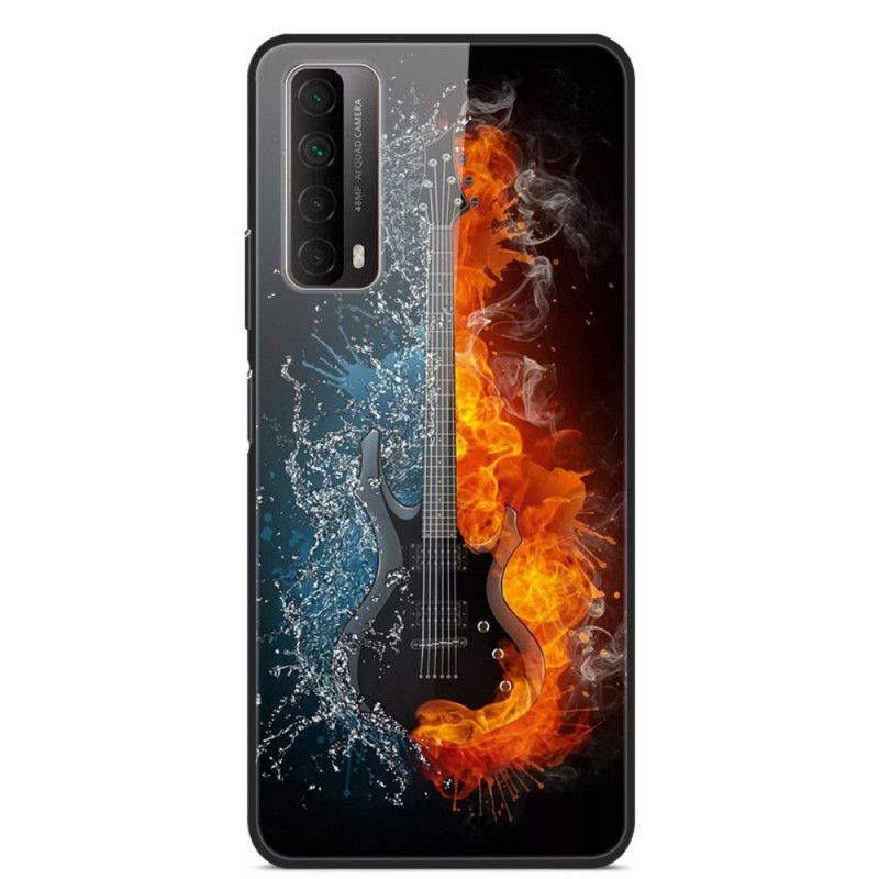 Hoesje voor Huawei P Smart 2021 Gitaar Gehard Glas