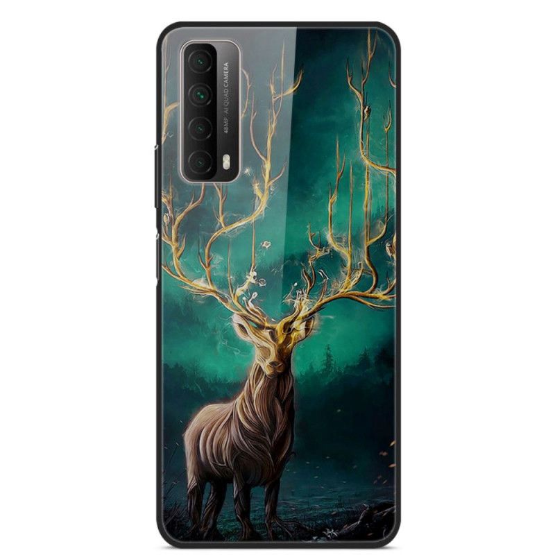 Hoesje voor Huawei P Smart 2021 Hertenkoning Gehard Glas