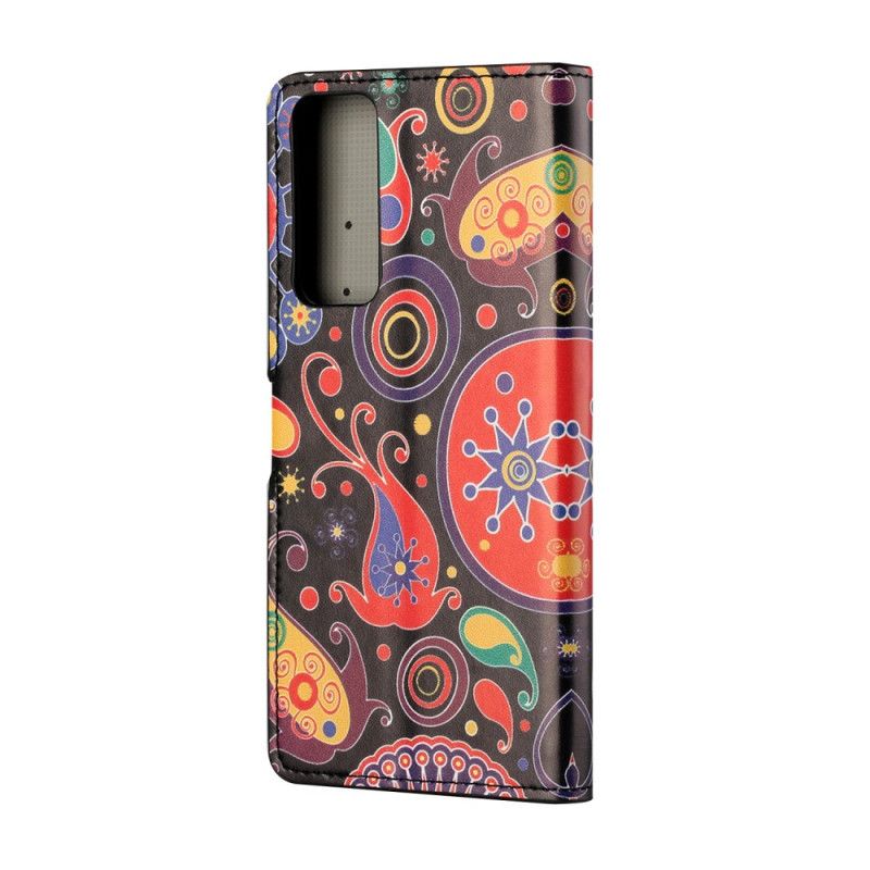 Leren Hoesje Huawei P Smart 2021 Melkwegontwerp