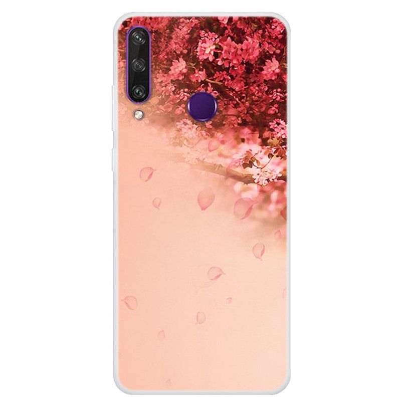 Case Hoesje Huawei Y6p Telefoonhoesje Transparante Romantische Boom