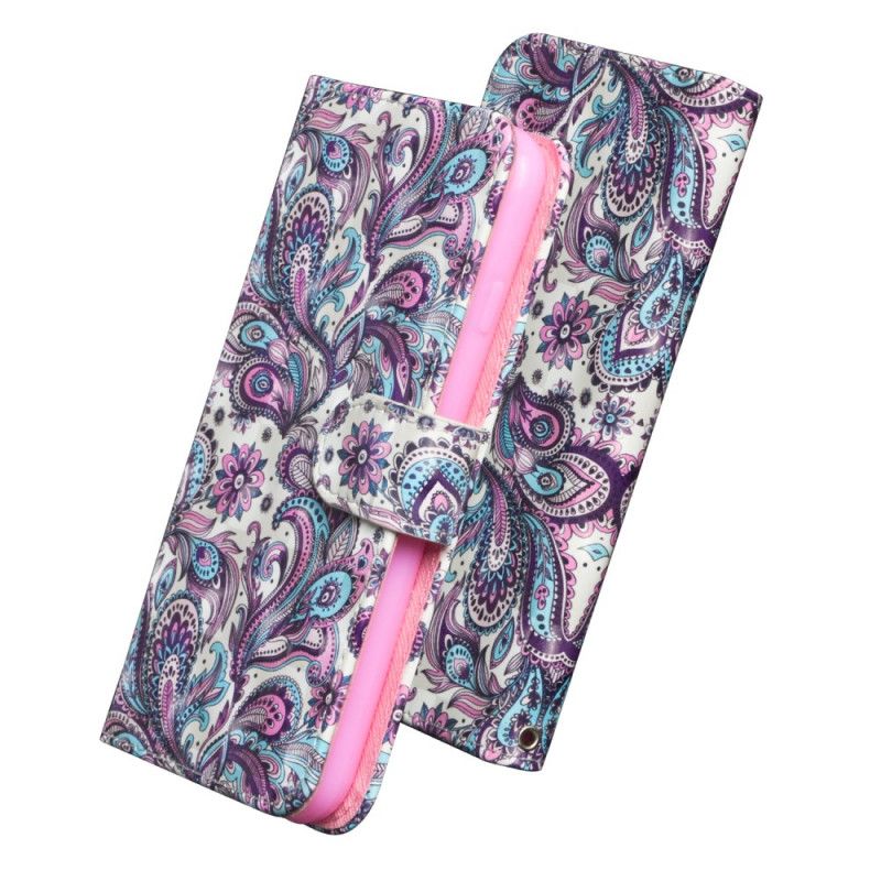 Cover Folio-hoesje Huawei Y6p Telefoonhoesje Bloemen Met Een Patroon