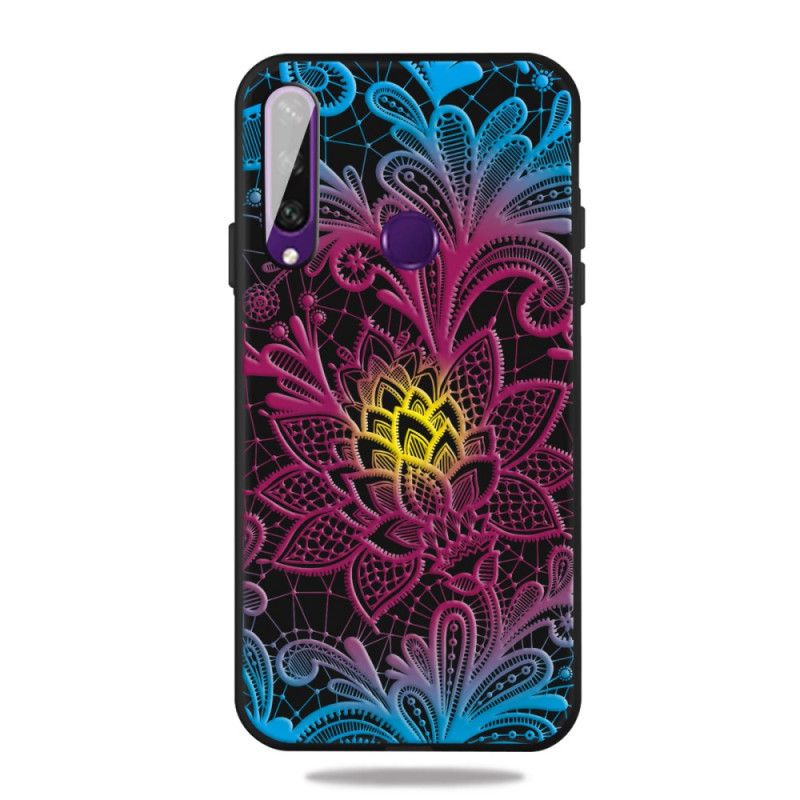 Cover Hoesje Huawei Y6p Telefoonhoesje Aziatische Lotus