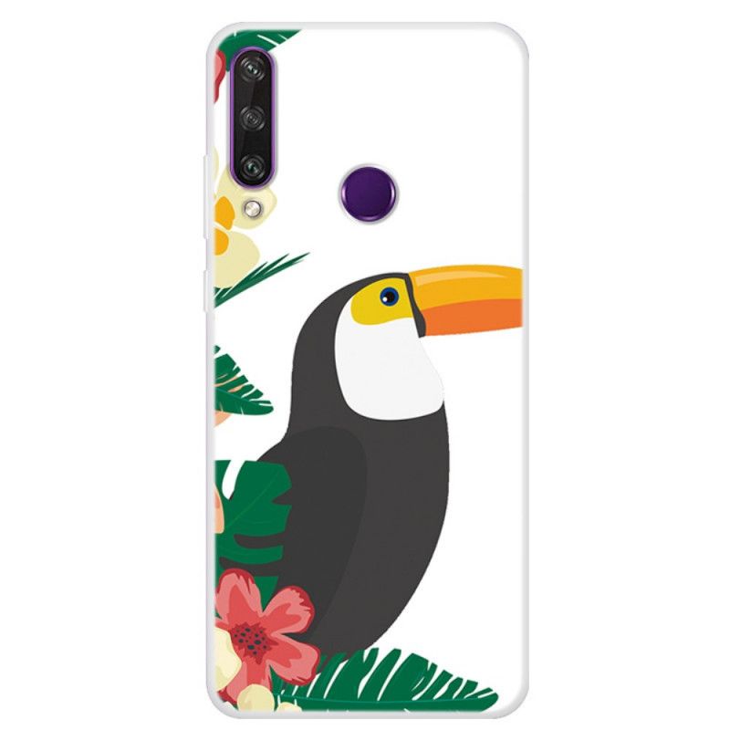 Hoesje Huawei Y6p Doorzichtige Toekan In De Jungle