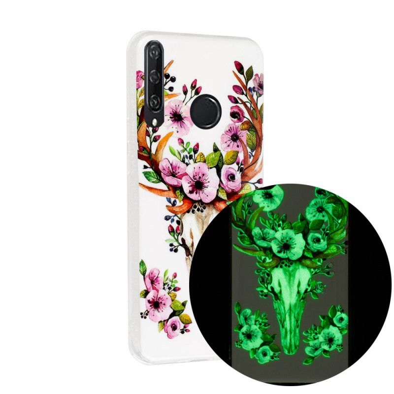 Hoesje Huawei Y6p Fluorescerende Bloeiende Eland