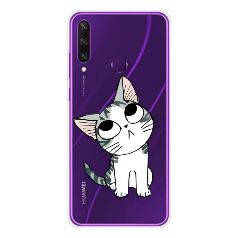 Hoesje Huawei Y6p Wit Zwart Let Op De Katten