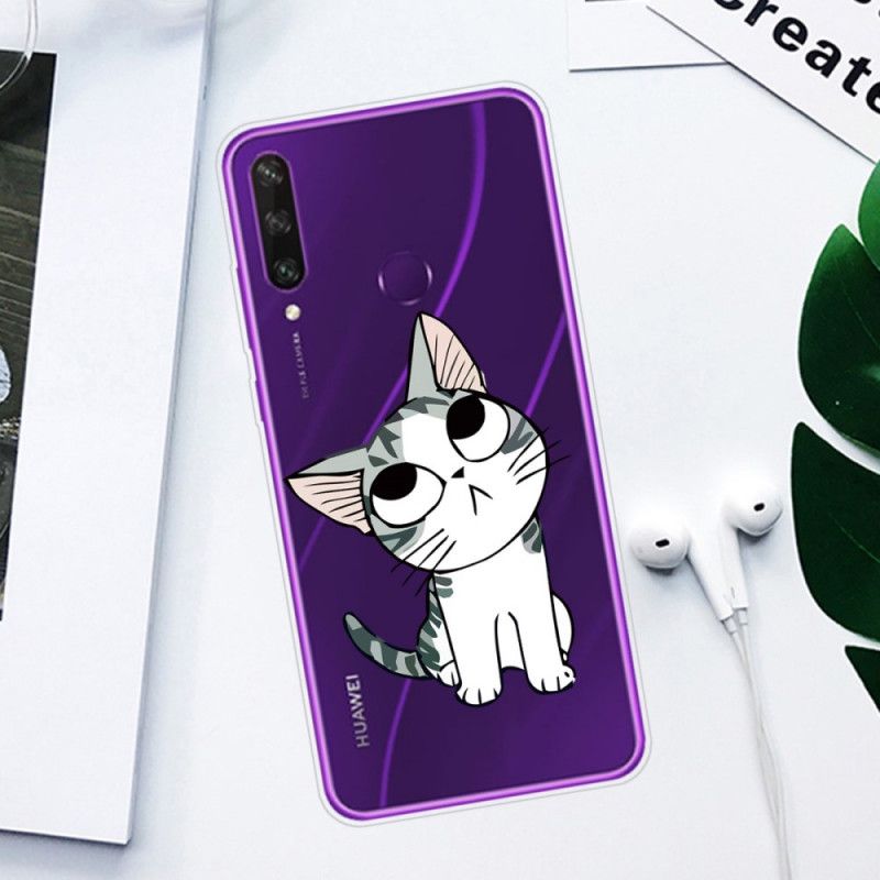 Hoesje Huawei Y6p Wit Zwart Let Op De Katten