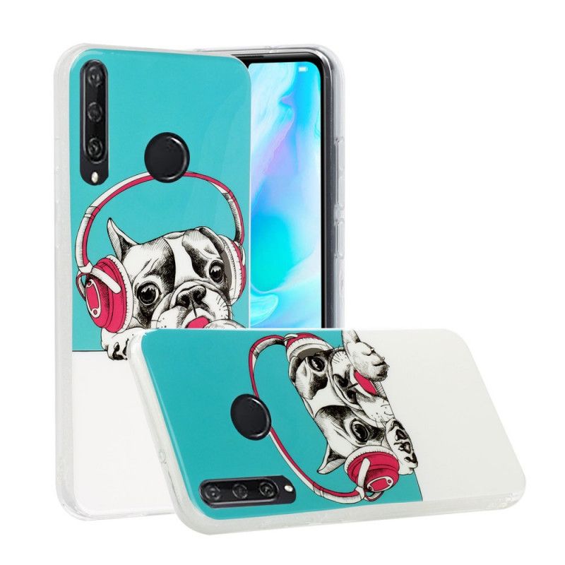 Hoesje voor Huawei Y6p Fluorescerende Hond