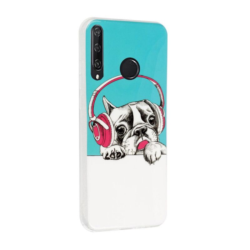 Hoesje voor Huawei Y6p Fluorescerende Hond