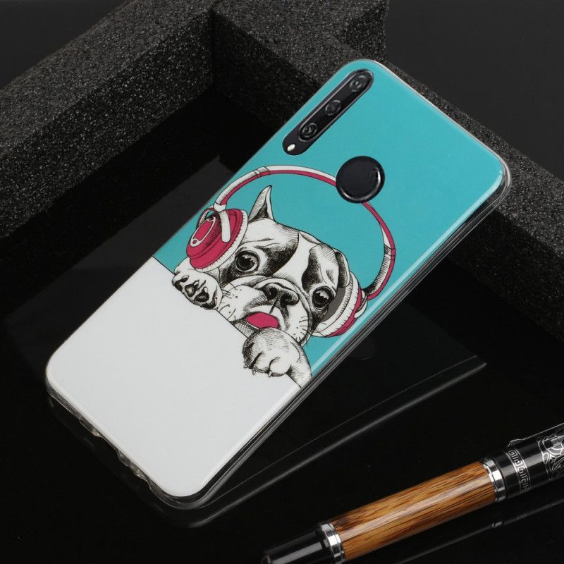 Hoesje voor Huawei Y6p Fluorescerende Hond