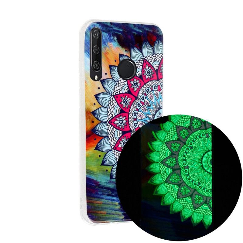 Hoesje voor Huawei Y6p Fluorescerende Mandala