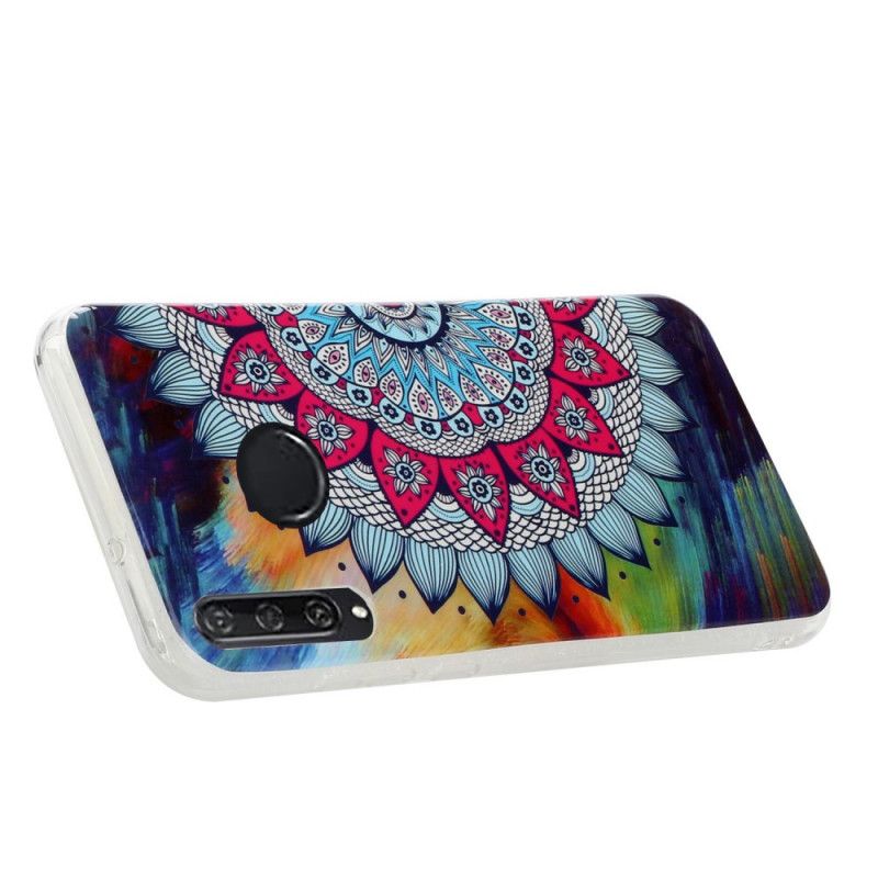 Hoesje voor Huawei Y6p Fluorescerende Mandala