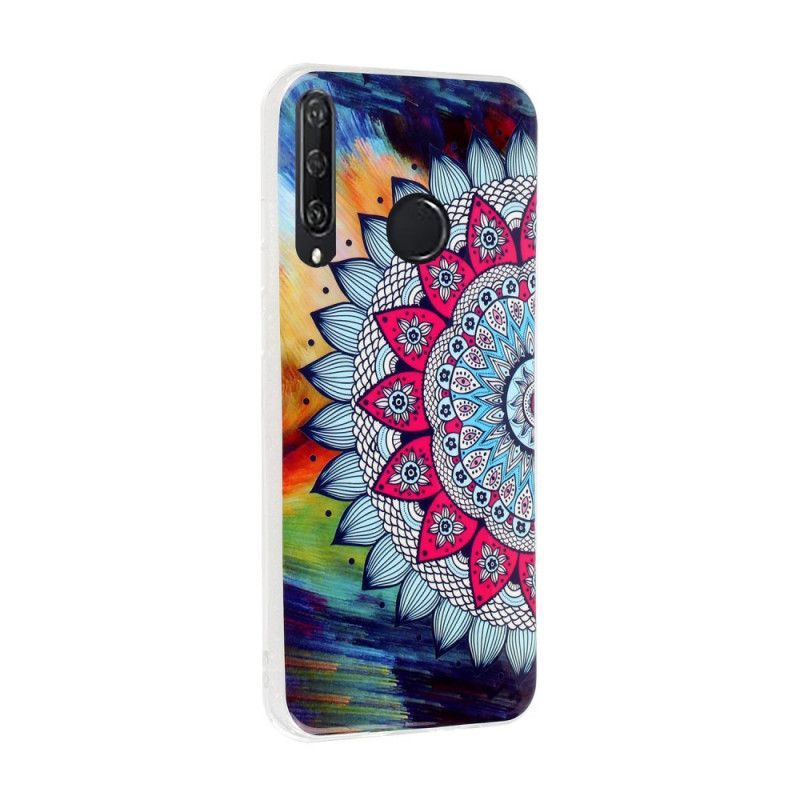 Hoesje voor Huawei Y6p Fluorescerende Mandala