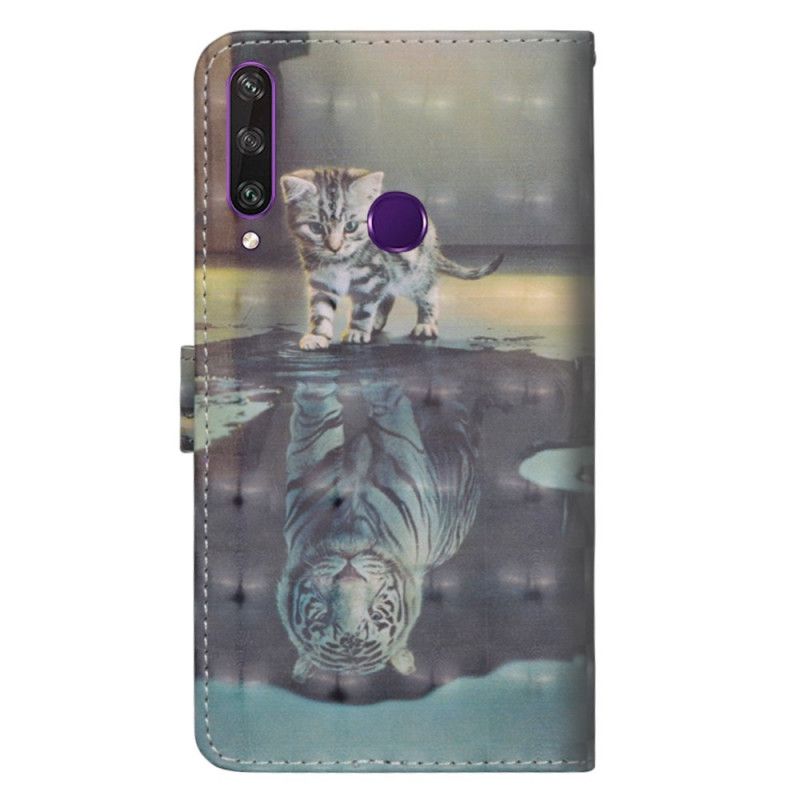 Leren Hoesje Huawei Y6p Ernest De Tijger