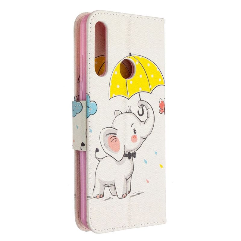 Leren Hoesje voor Huawei Y6p Babyolifant