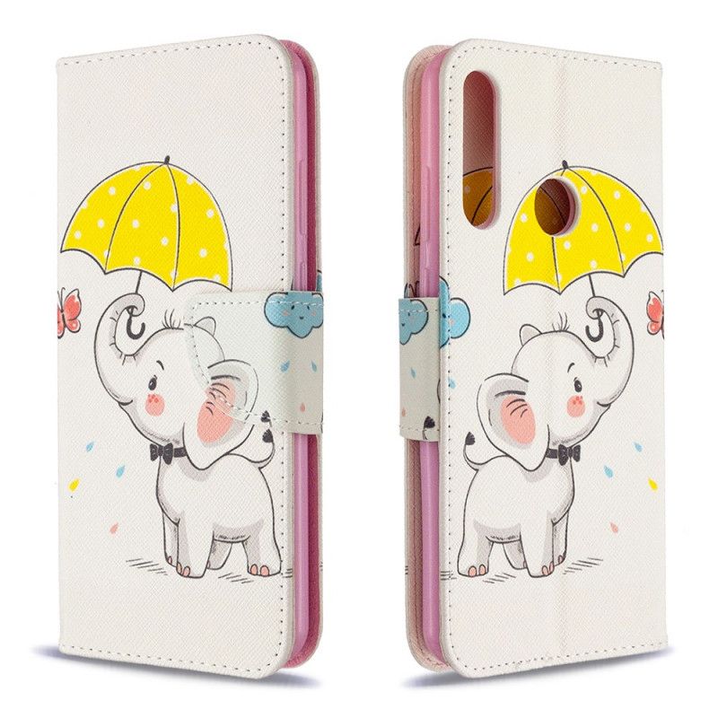 Leren Hoesje voor Huawei Y6p Babyolifant