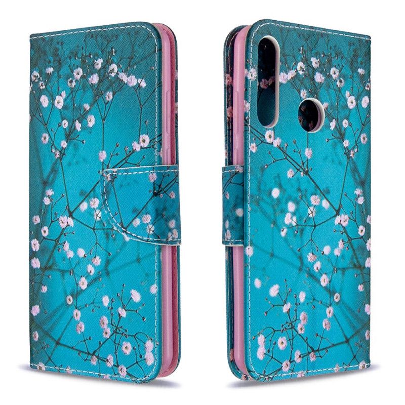 Leren Hoesje voor Huawei Y6p Bloeiende Boom