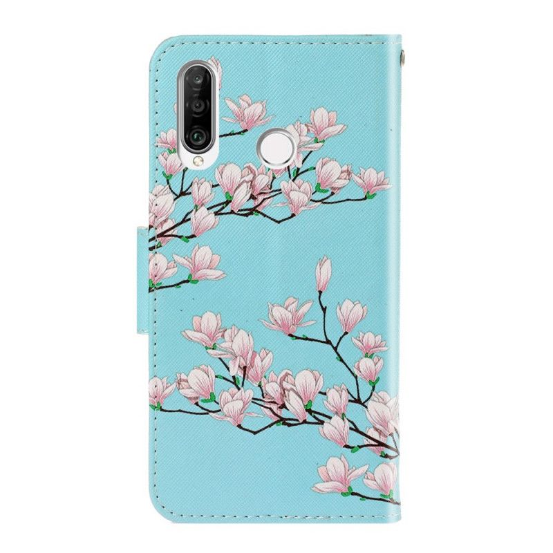 Leren Hoesje voor Huawei Y6p Stringstruik