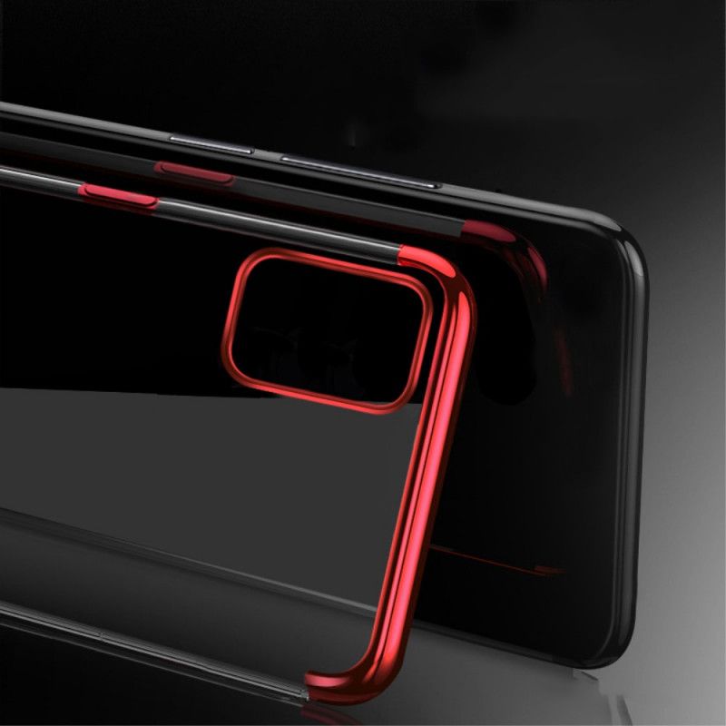 Cover Hoesje Samsung Galaxy Note 20 Rood Zwart Telefoonhoesje Sulada Kristal