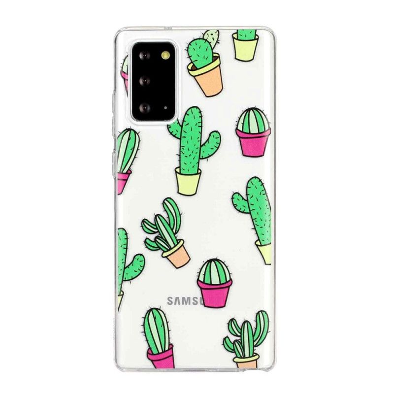 Cover Hoesje Samsung Galaxy Note 20 Telefoonhoesje Minicactus