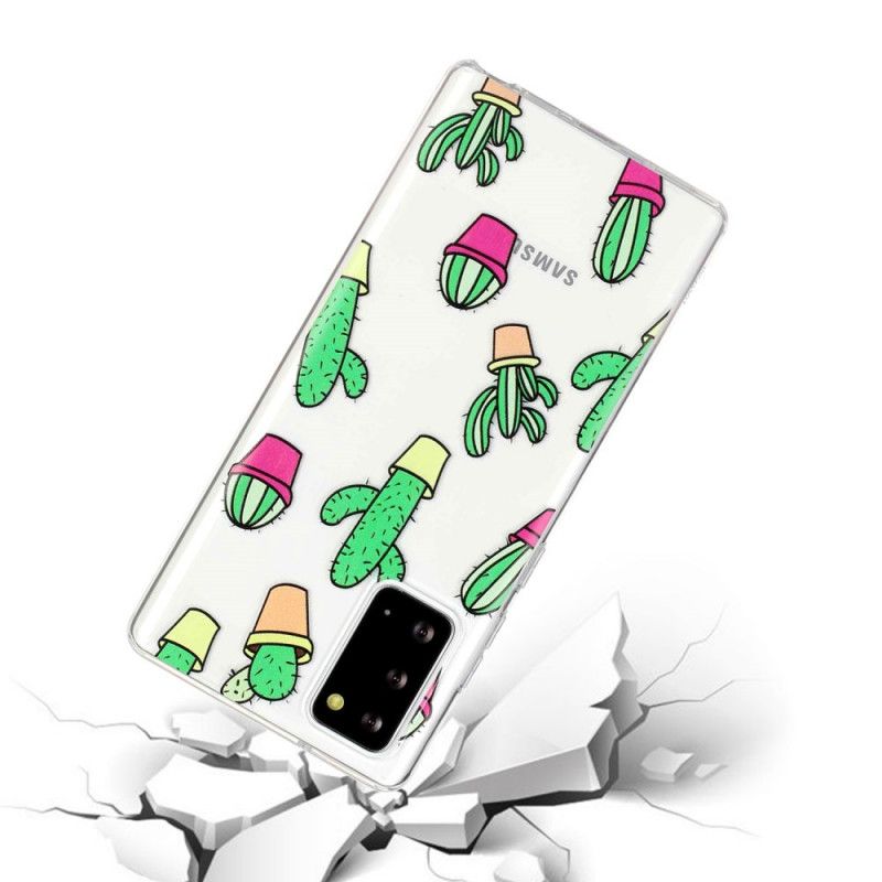 Cover Hoesje Samsung Galaxy Note 20 Telefoonhoesje Minicactus