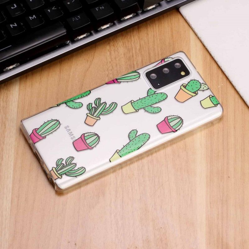 Cover Hoesje Samsung Galaxy Note 20 Telefoonhoesje Minicactus