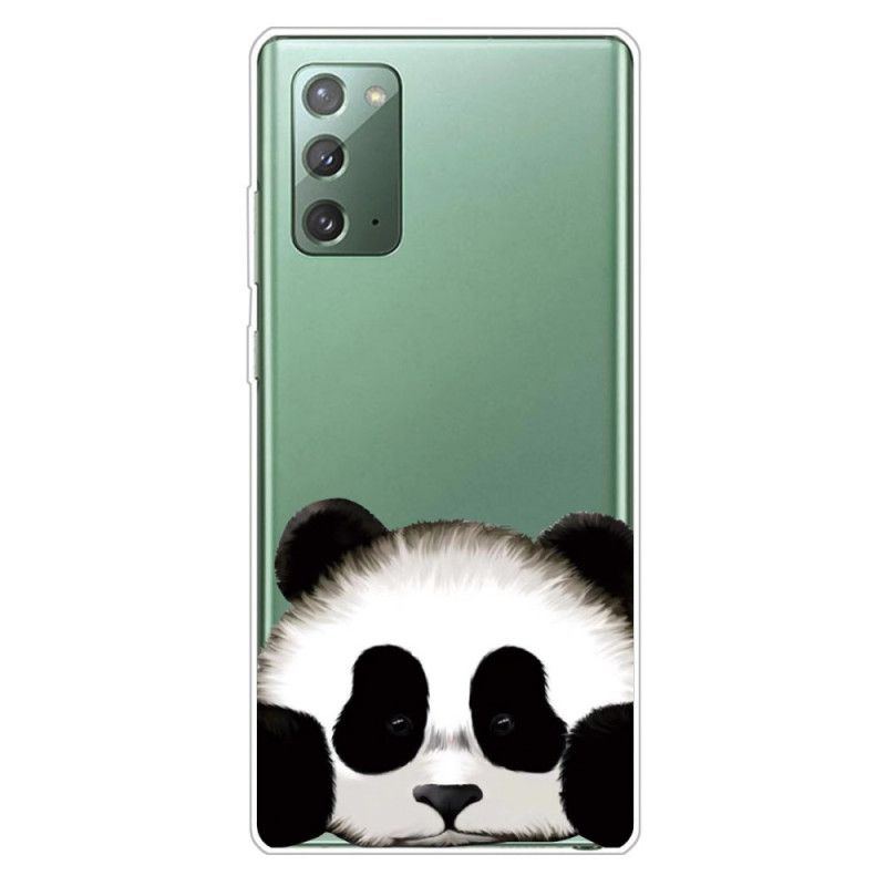 Cover Hoesje Samsung Galaxy Note 20 Telefoonhoesje Transparante Panda