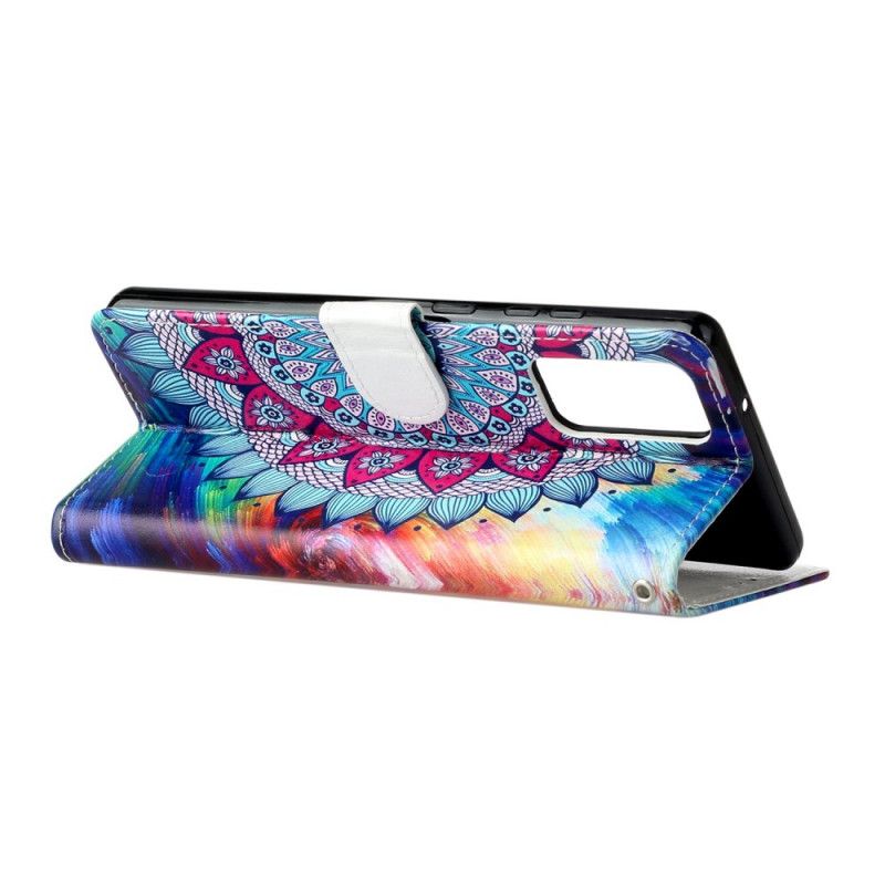 Flip Case Leren Samsung Galaxy Note 20 Koning Mandala