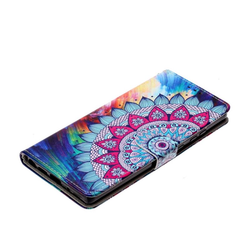 Flip Case Leren Samsung Galaxy Note 20 Koning Mandala