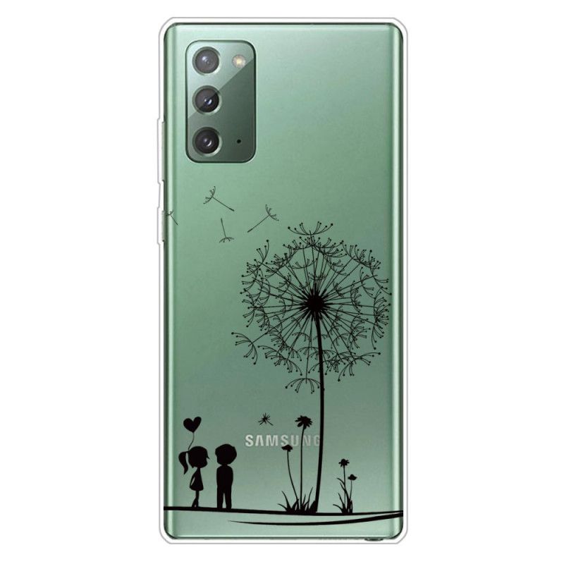 Hoesje Samsung Galaxy Note 20 Telefoonhoesje Paardenbloemliefde