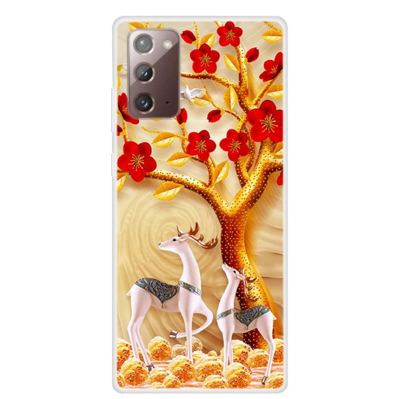 Hoesje voor Samsung Galaxy Note 20 Gouden Boom