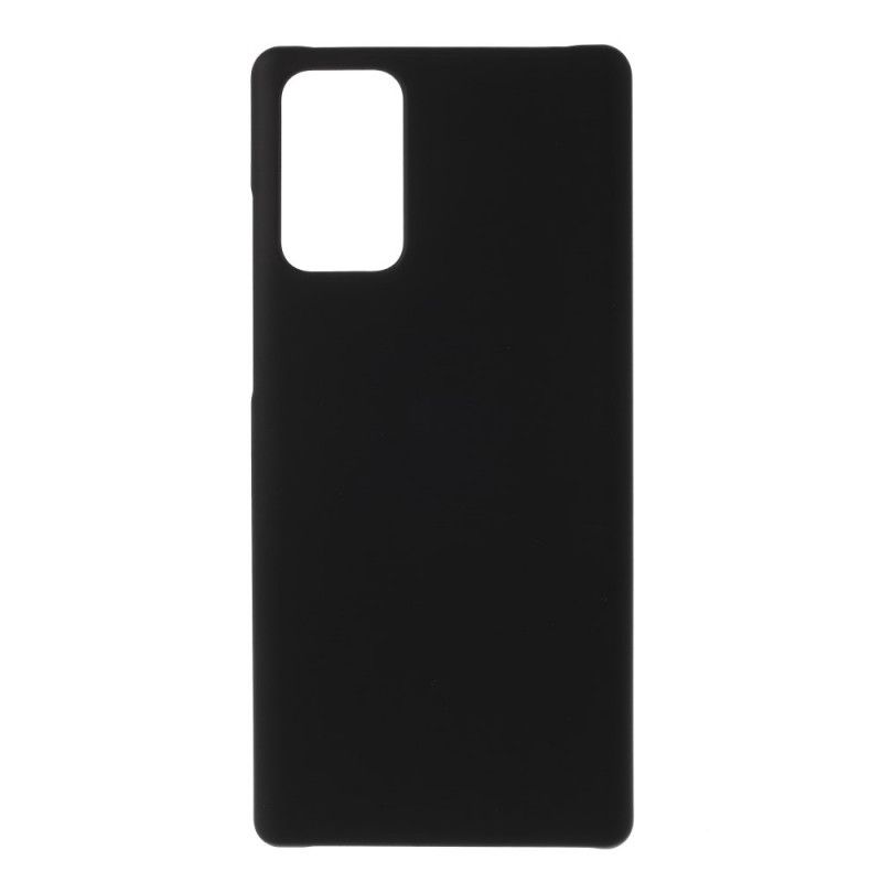 Hoesje voor Samsung Galaxy Note 20 Wit Zwart Rubber Plus