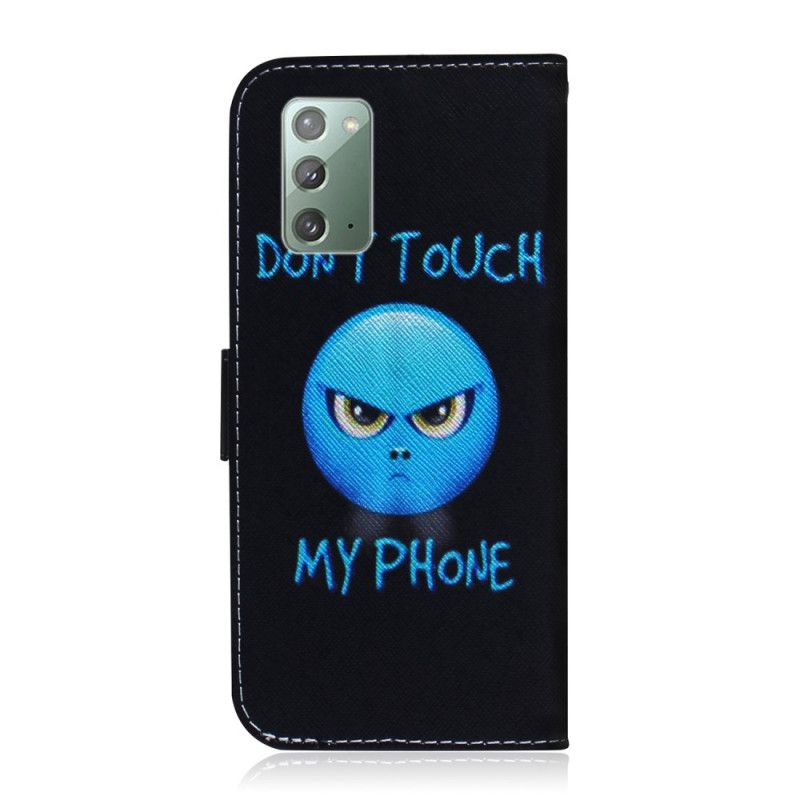 Leren Hoesje Samsung Galaxy Note 20 Emoji-Telefoon