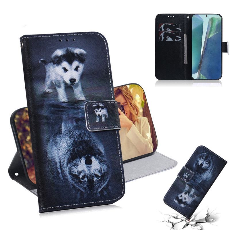 Leren Hoesje Samsung Galaxy Note 20 Ernesto De Wolf