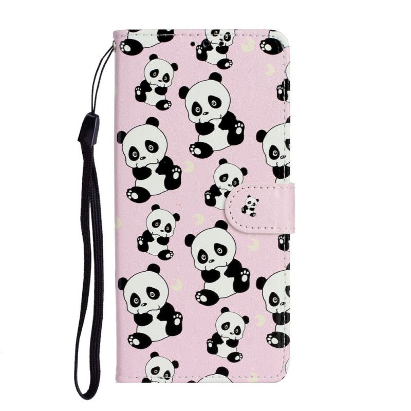 Leren Hoesje voor Samsung Galaxy Note 20 Alleen Panda'S