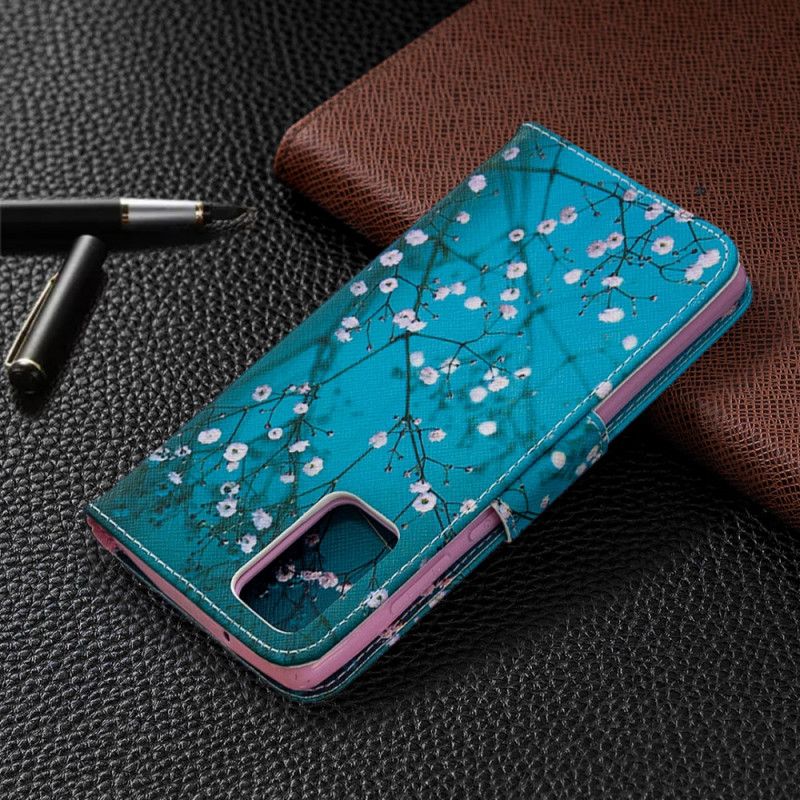 Leren Hoesje voor Samsung Galaxy Note 20 Bloeiende Boom