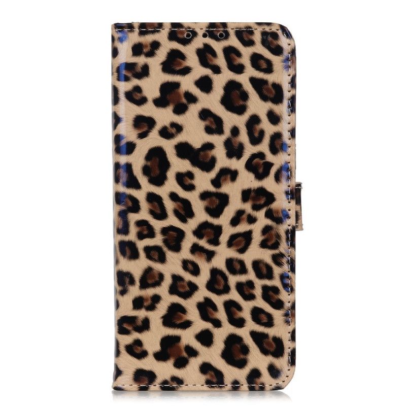 Leren Hoesje voor Samsung Galaxy Note 20 Luipaard