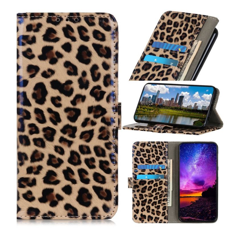 Leren Hoesje voor Samsung Galaxy Note 20 Luipaard