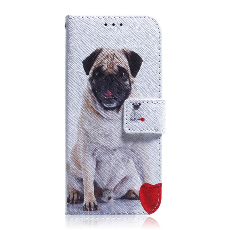 Leren Hoesje voor Samsung Galaxy Note 20 Mopshond