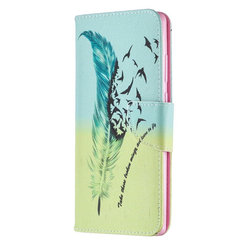 Leren Hoesje voor Samsung Galaxy Note 20 Leren Vliegen